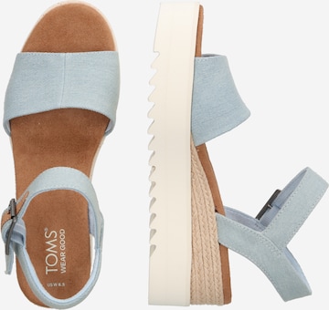 TOMS Sandale in Blau