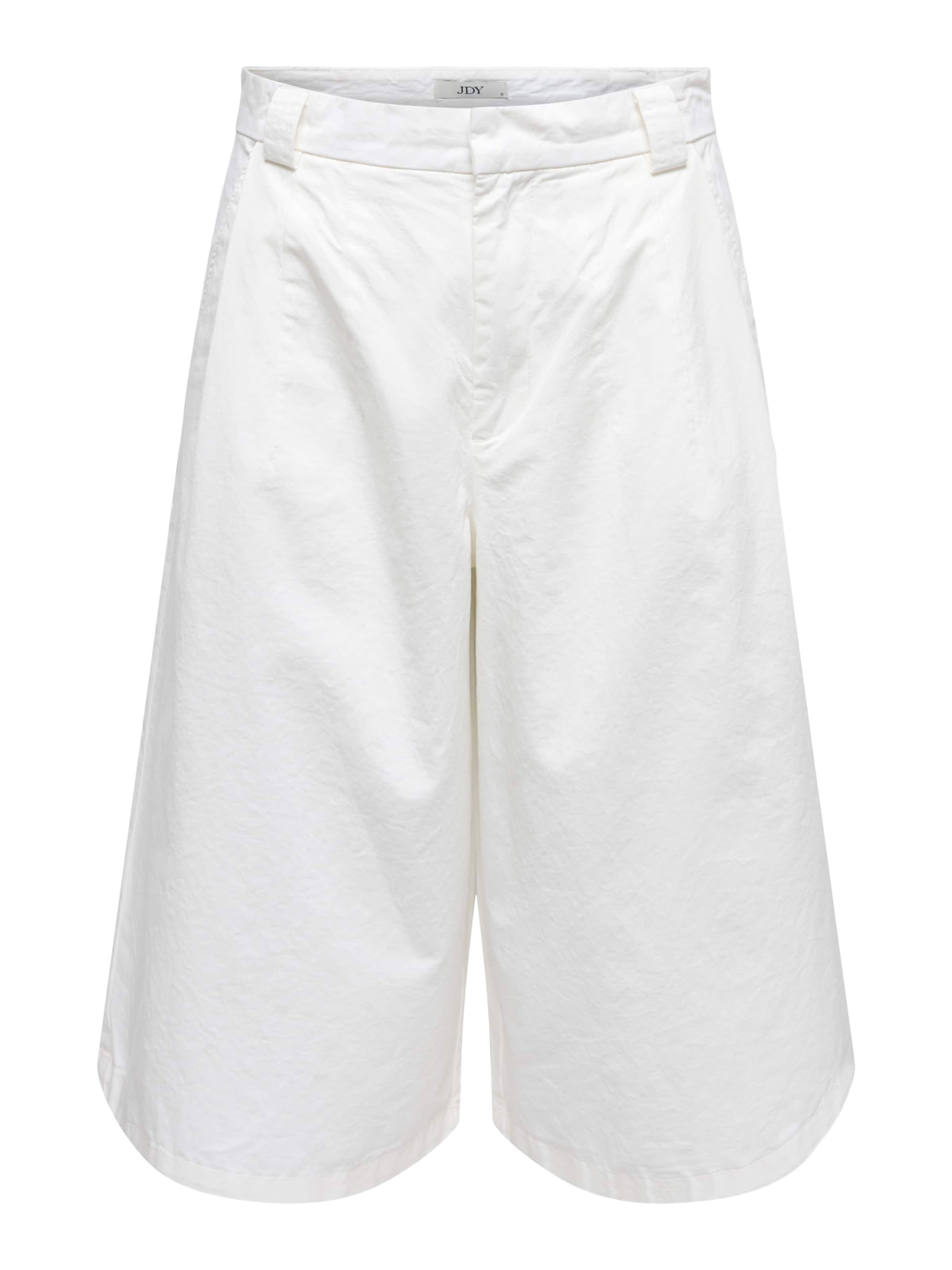 JDY Wide leg Παντελόνι πλισέ 'JDYBIANCA' σε λευκό: μπροστά