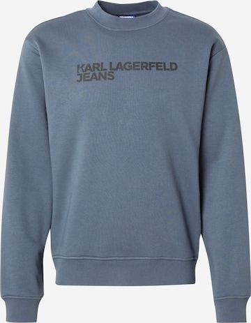 KARL LAGERFELD JEANS Свитшот 'ESSENTIAL' в Зеленый: спереди