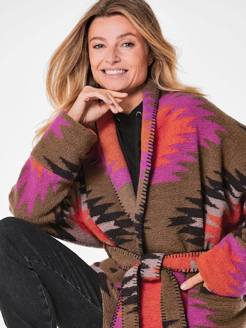 Goldner Knit cardigan in Mixed colours