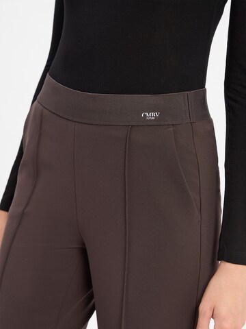 Cambio Wide leg Pantalon 'Ava' in Bruin