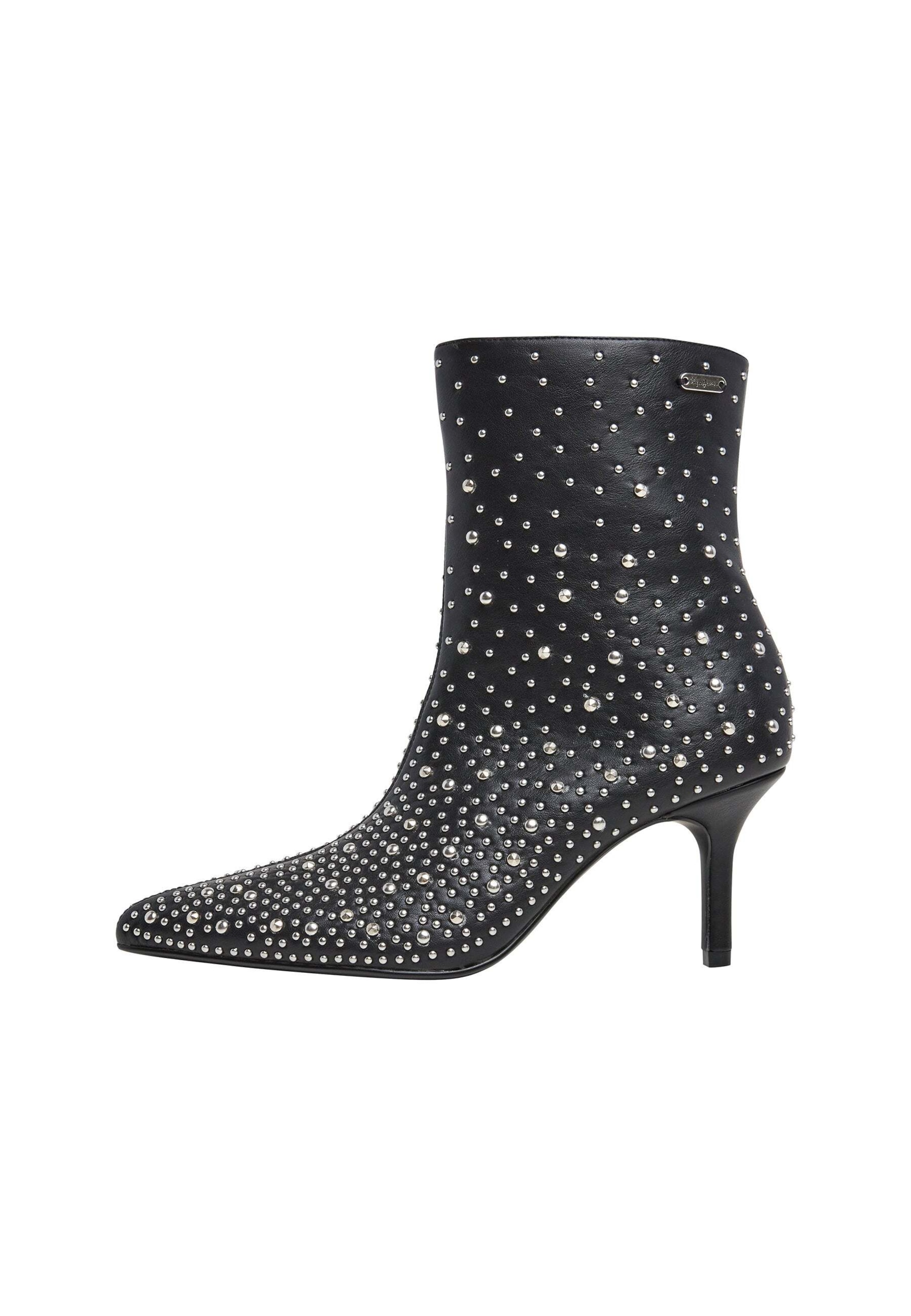 Bottines 'Pristina' Pepe Jeans en noir : devant