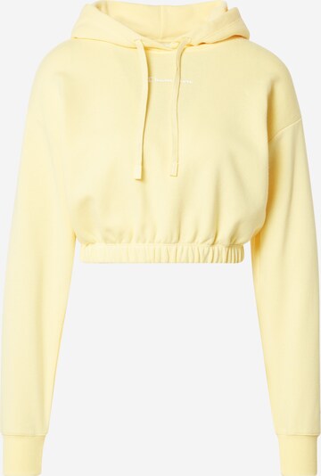 Champion Authentic Athletic Apparel Sweater majica u žuta / bijela, Pregled proizvoda