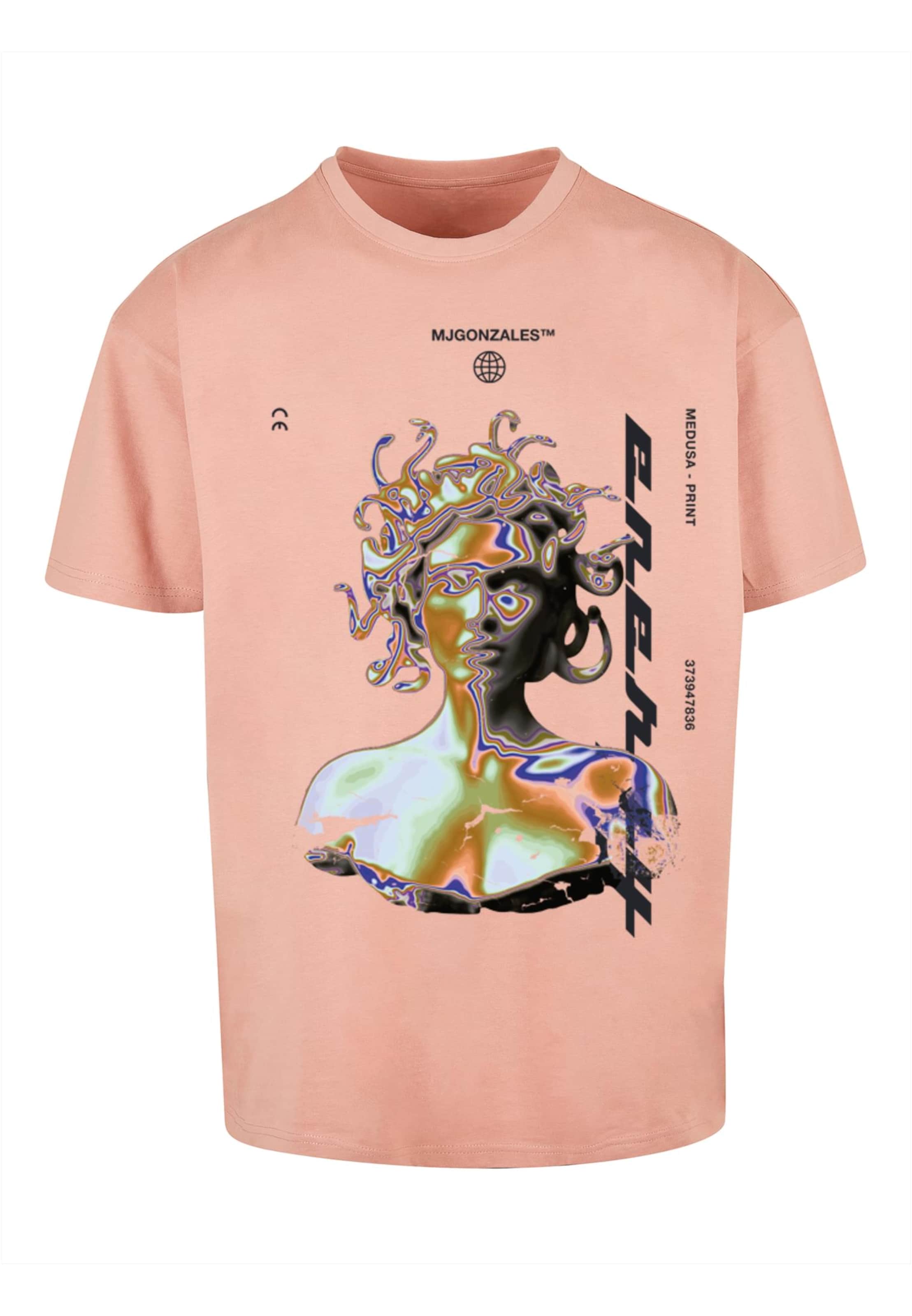 Tricou 'Medusa' de la MJ Gonzales pe portocaliu: față