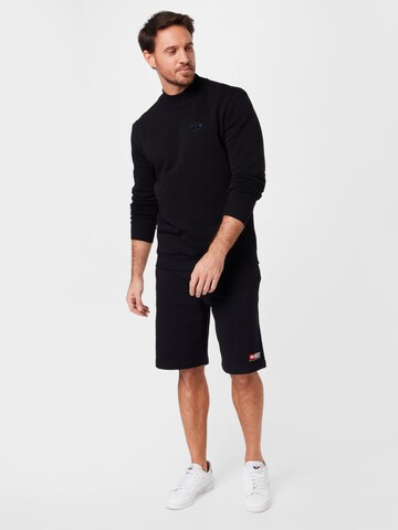 DIESEL Loosefit Shorts in Schwarz