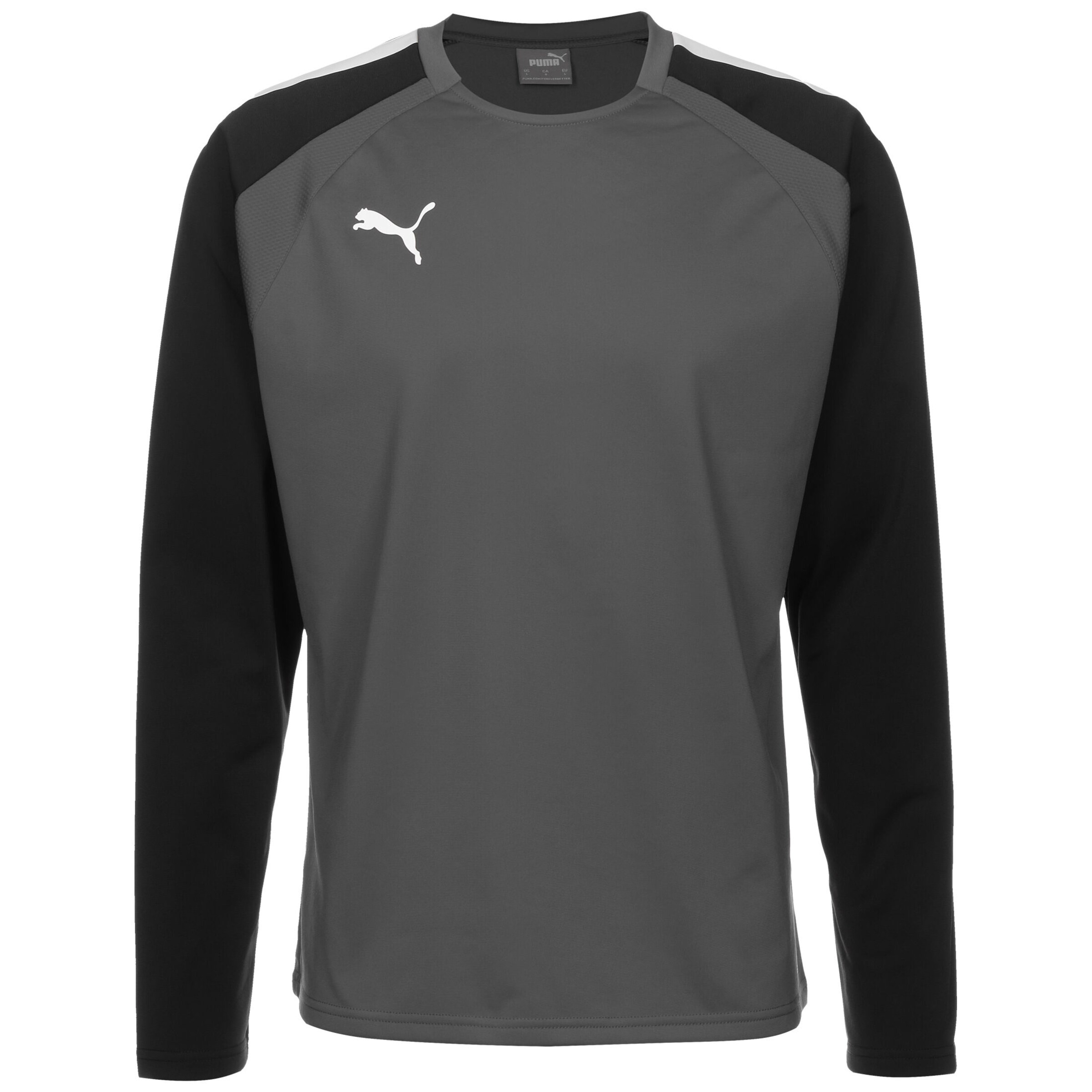 PUMA Sportsweatshirt 'Team Liga' in Grau: Vorderseite