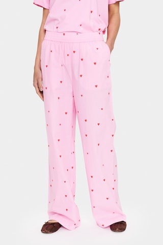 SAINT TROPEZ Loosefit Bukser 'Jaline' i pink: forside