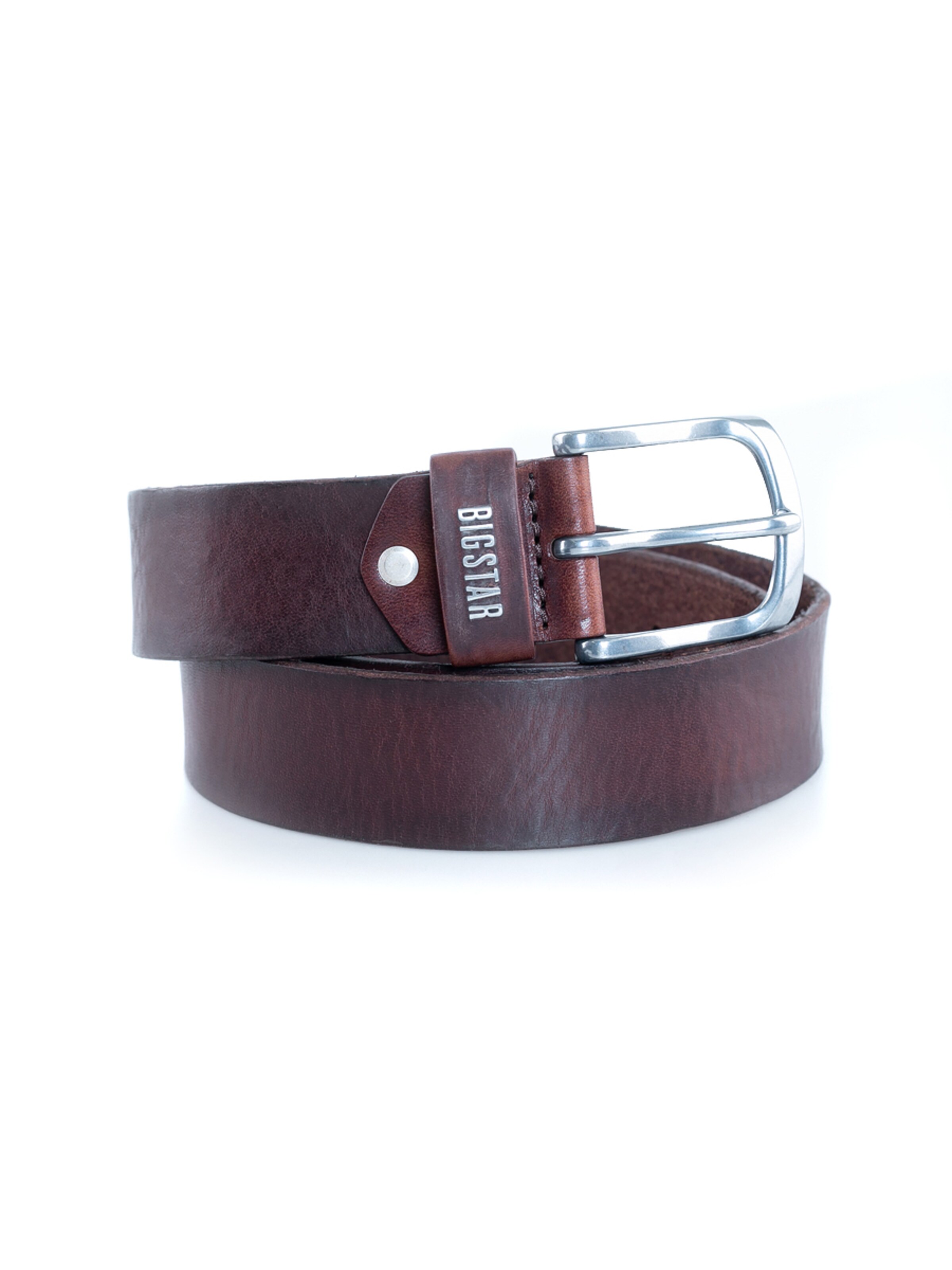 Ceinture BIG STAR en marron : devant
