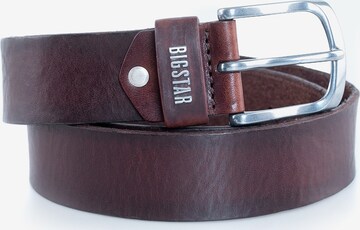 Ceinture BIG STAR en marron : devant