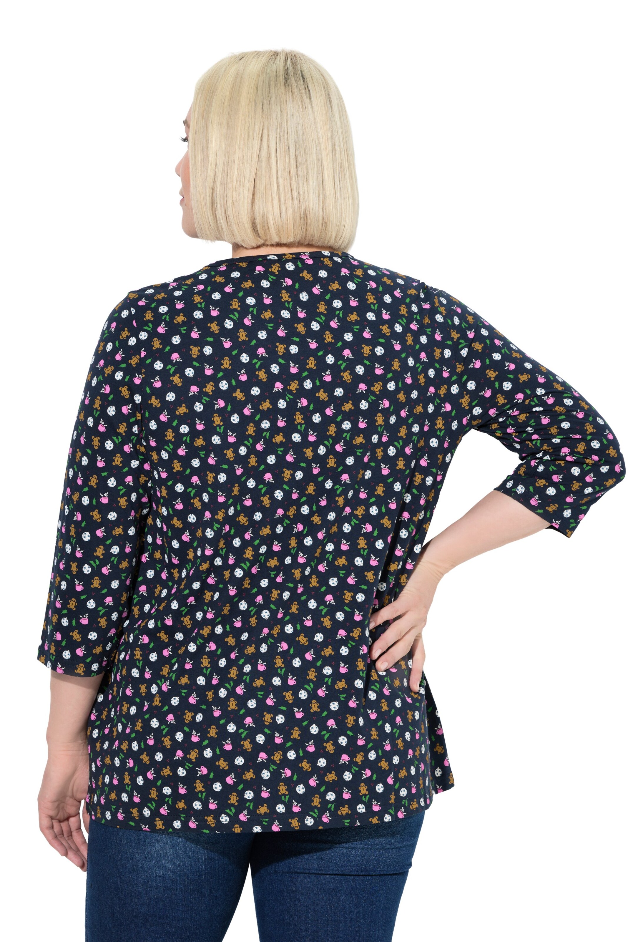 Ulla Popken Shirt in Blauw