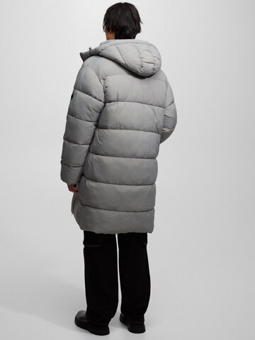Pull&Bear Winter Jacket in Grey