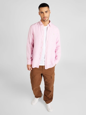 Polo Ralph Lauren Средняя посадка Рубашка в Ярко-розовый