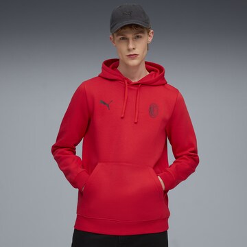 Sweat de sport 'AC Milan FtblEssentials' PUMA en rouge : devant