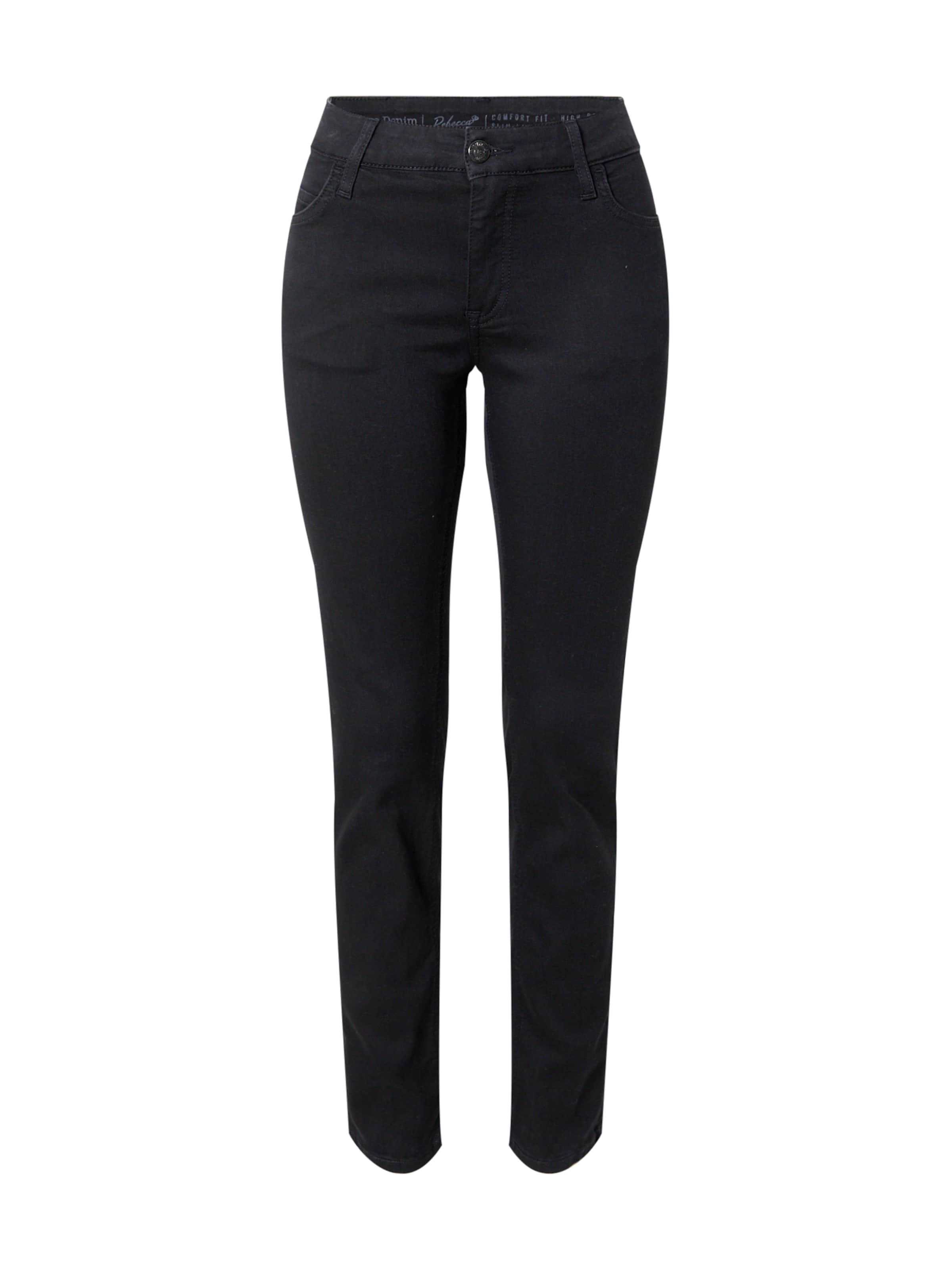 MUSTANG Slim fit Jeans 'Rebecca' in Black: front