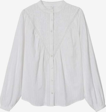 MANGO Blouse 'aura' in Wit: voorkant