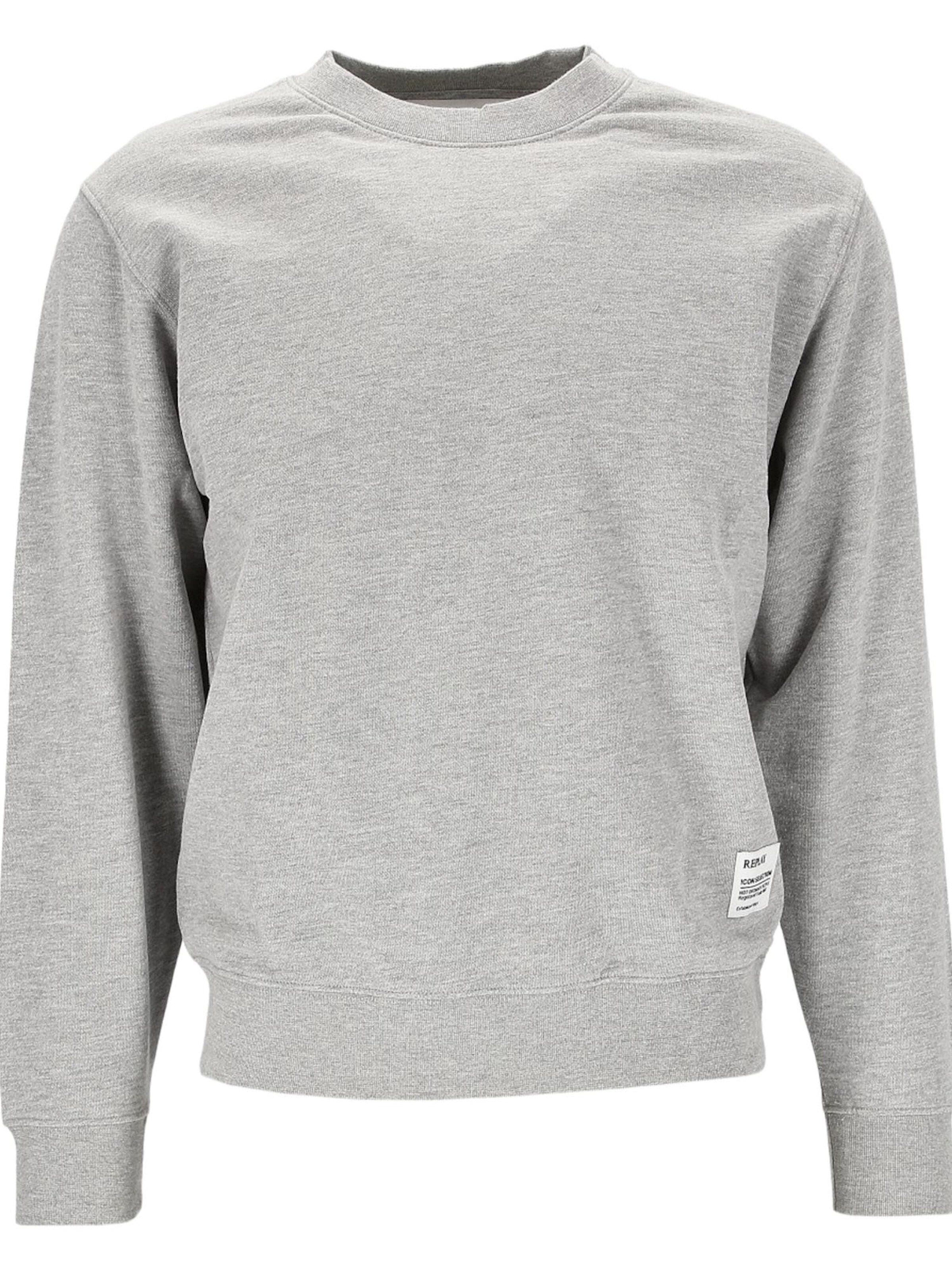 REPLAY Sweatshirt in Grey: front