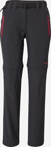 Regular Pantalon outdoor CMP en gris : devant