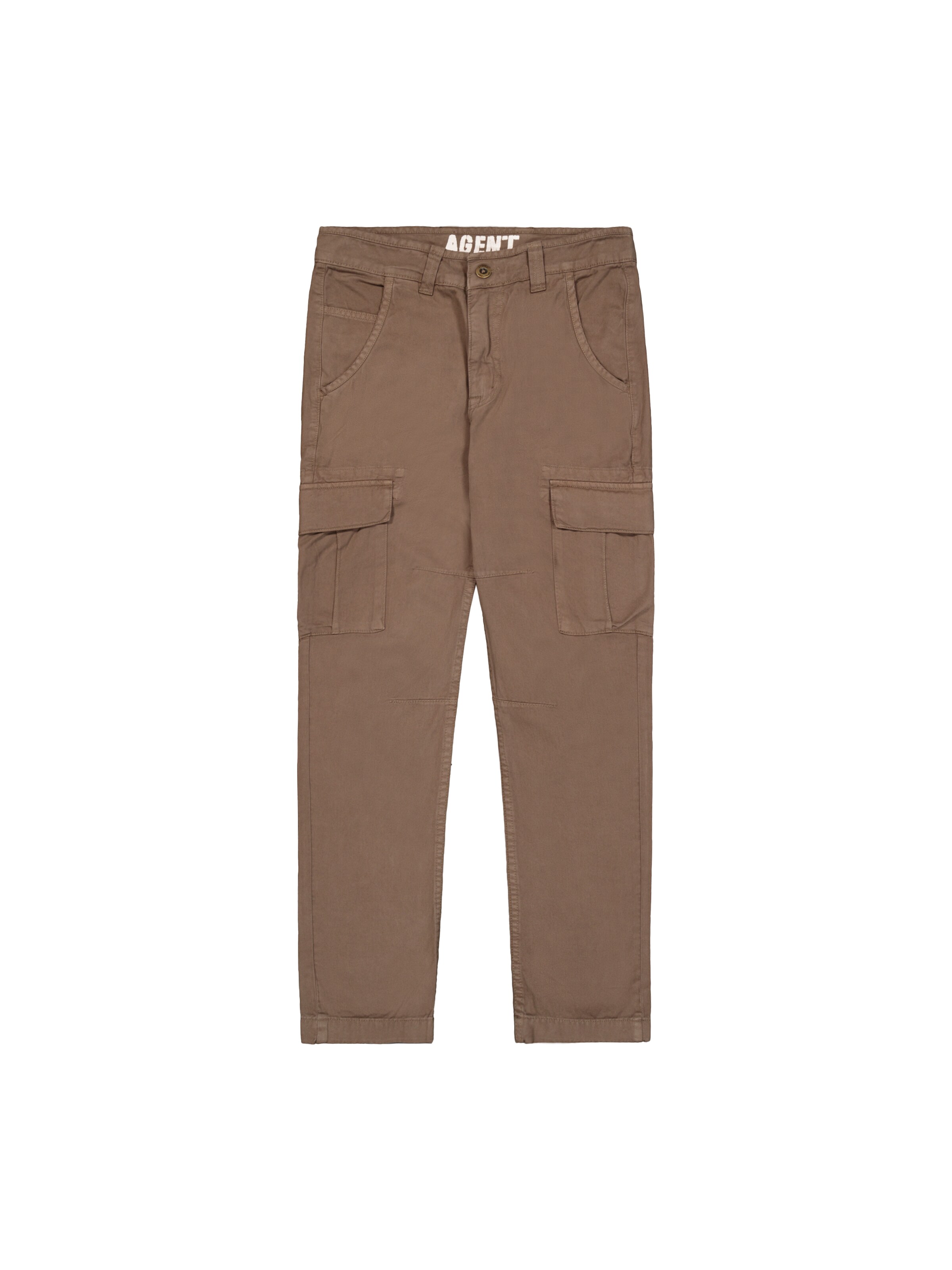 ALPHA INDUSTRIES Regular Cargohose 'Agent'‌‌‌‌‌‌‌‌ in Grau: Vorderseite