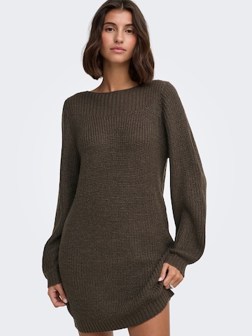 JDY Knitted dress 'JDYWhitney Megan' in Brown
