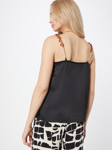 River Island Blusentop in Schwarz