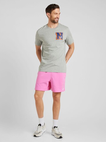 Nike Sportswear T-Shirt 'Club' in Grau