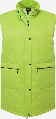 Ulla Popken Weste in Grün: Vorderseite