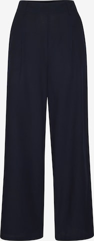 mėlyna LASCANA Laisvas Klostuotos kelnės: priekis