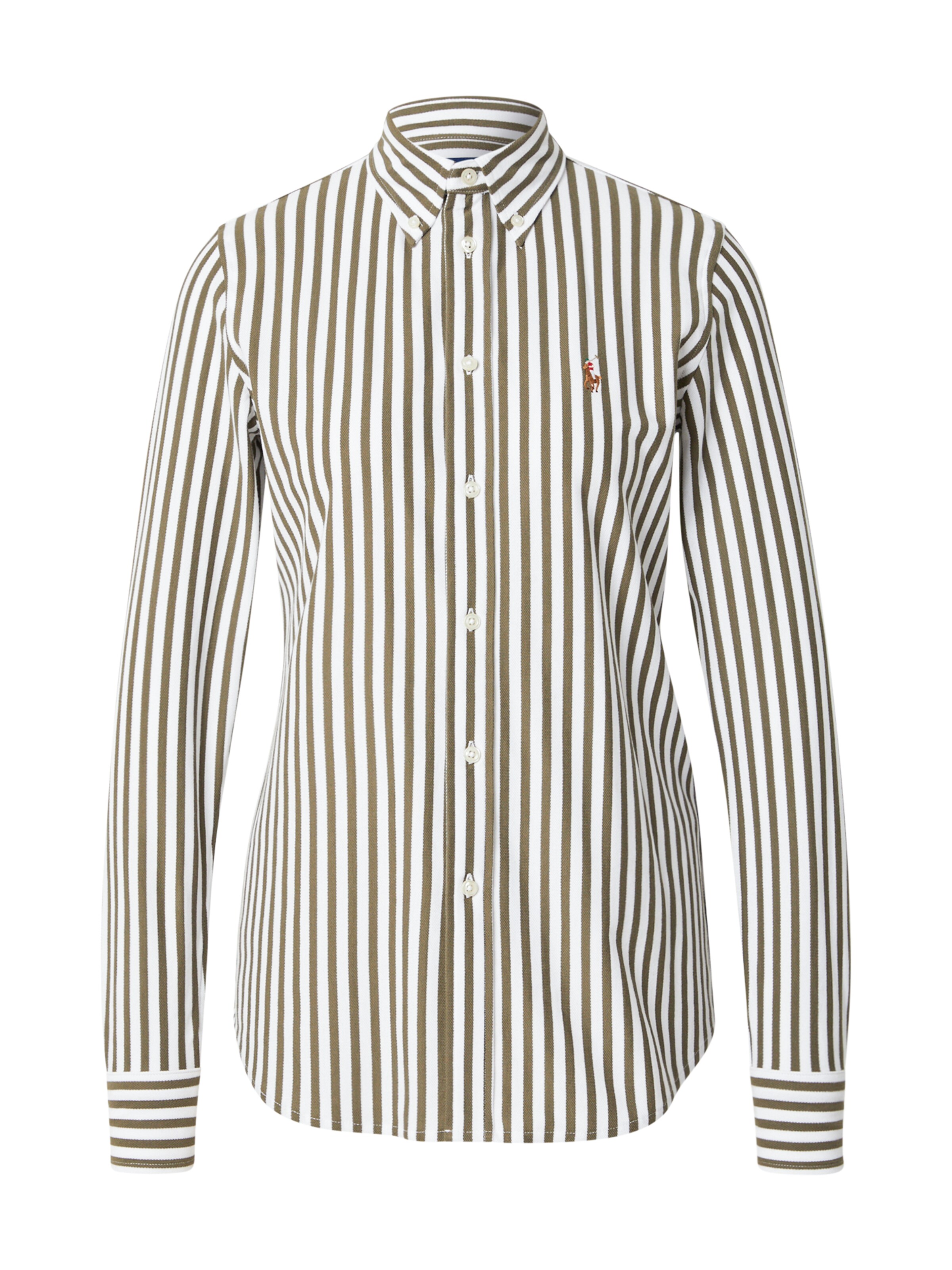 Camicia da donna di Polo Ralph Lauren in verde: frontale