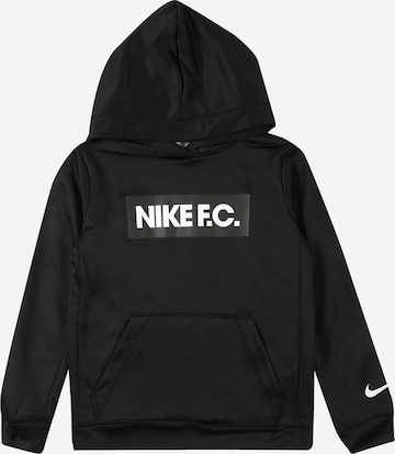 NIKE Sport sweatshirt i svart: framsida