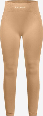 Smilodox Skinny Leggings 'Naila' in Oranje: voorkant