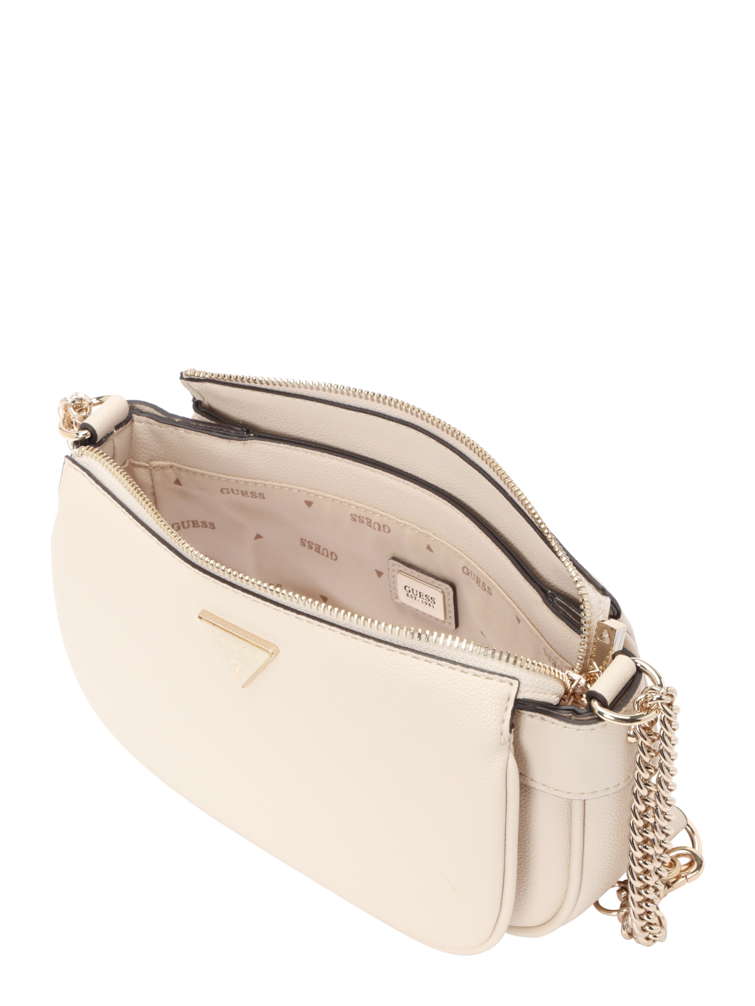 GUESS Axelremsväska 'Fedora' i beige