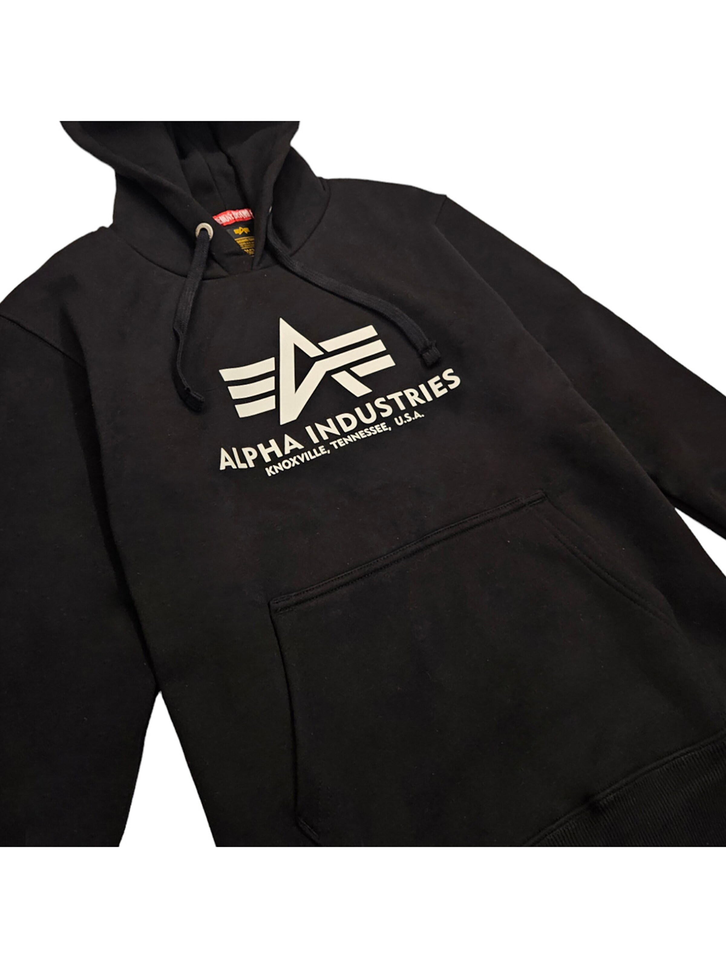 ALPHA INDUSTRIES Sweatshirt 'Basic Kryptonite' in Black