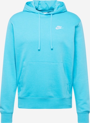 Nike Sportswear Mikina – modrá: přední strana