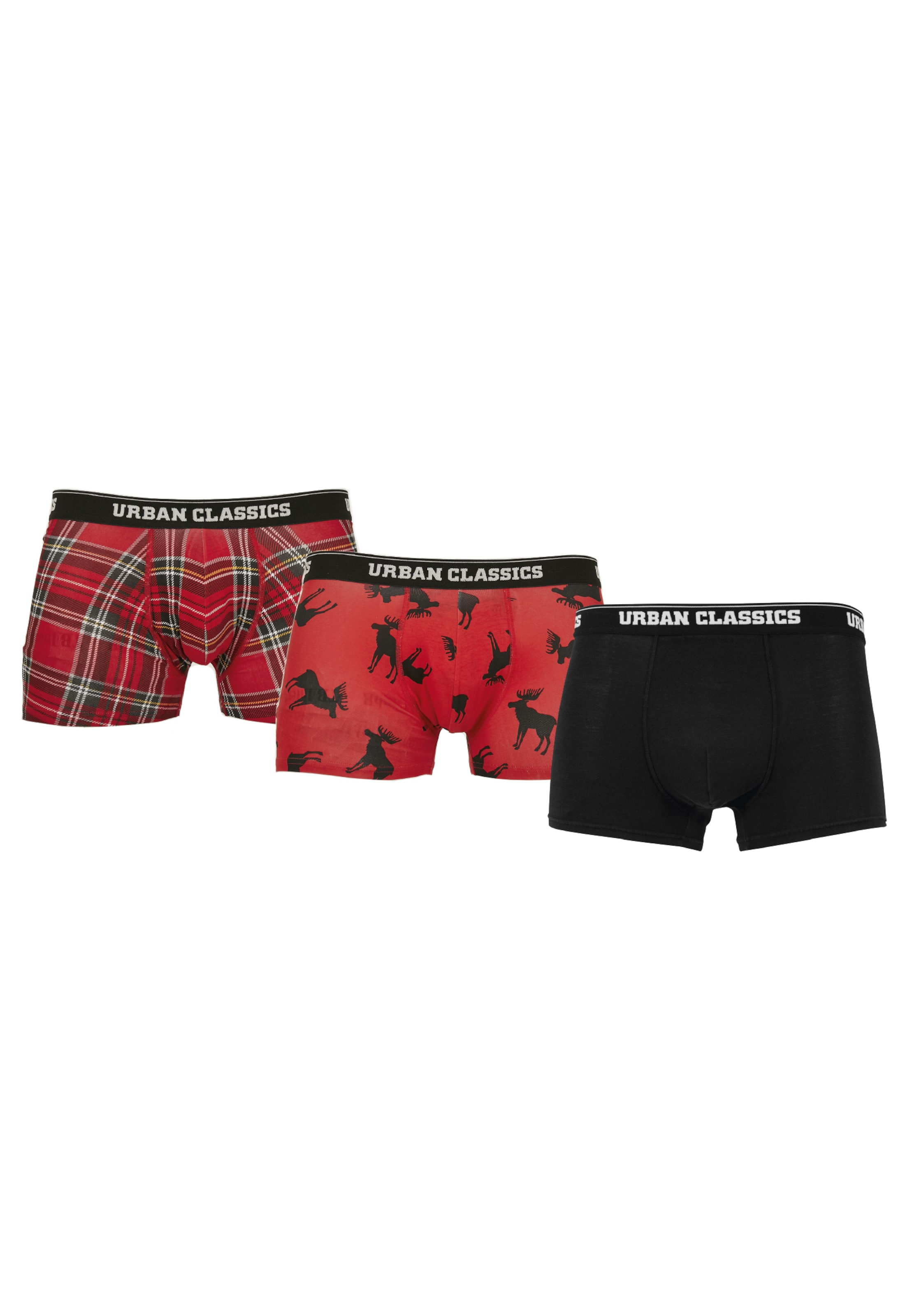 Urban Classics Boxershorts in Rot: Vorderseite