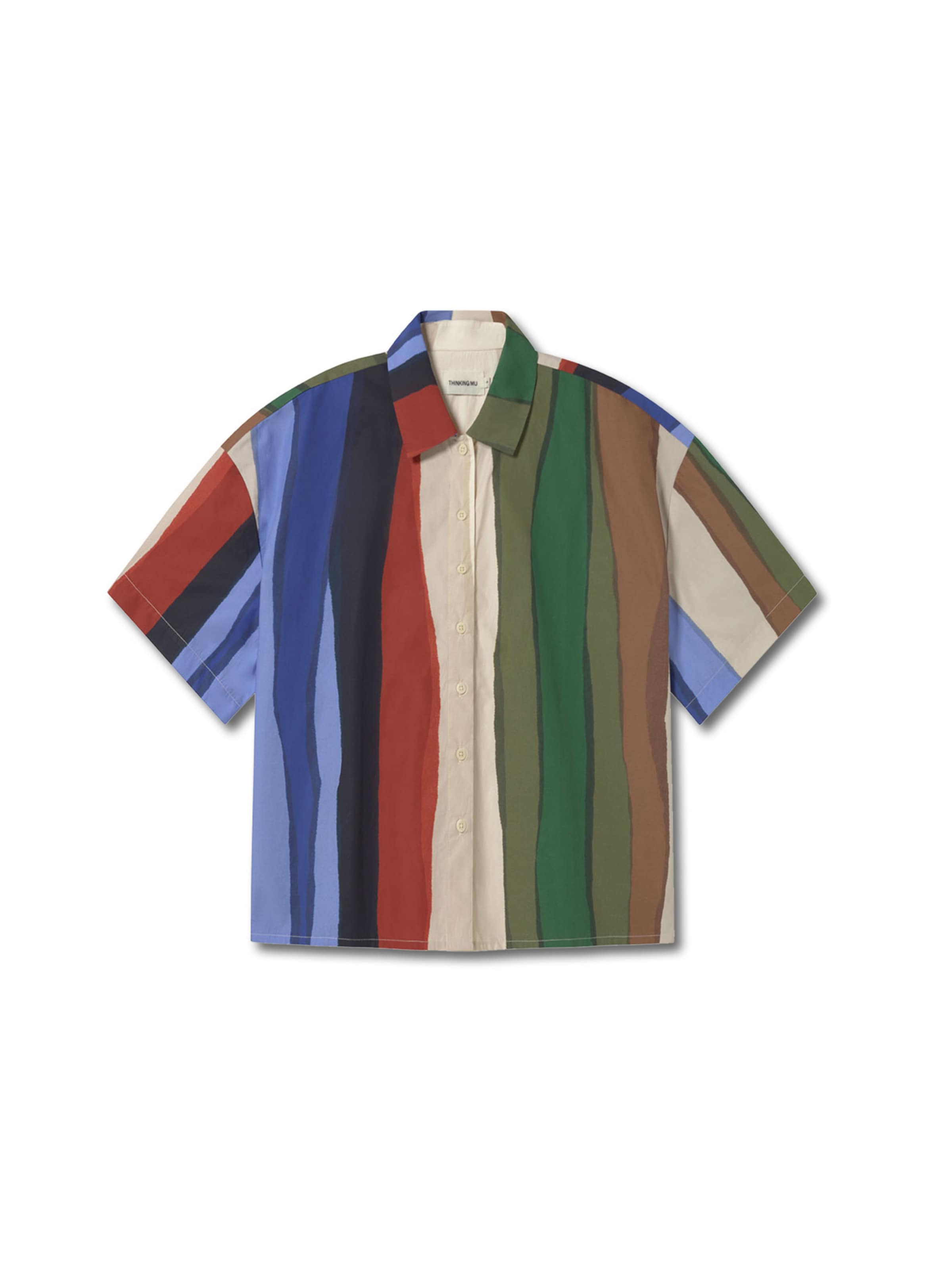 Thinking MU Μπλουζάκι ' ANNA ' σε μπλε: μπροστά