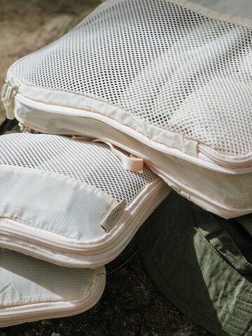 TRAVEL DUDE Reistas 'Packing Cubes Set 4 Teilig mit Kompression, Packwürfel, Packtaschen Set für Rucksack & Koffer' in Beige