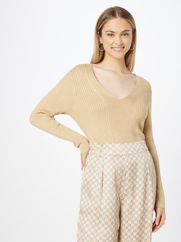 Pullover 'Tana' di Peppercorn in beige: frontale