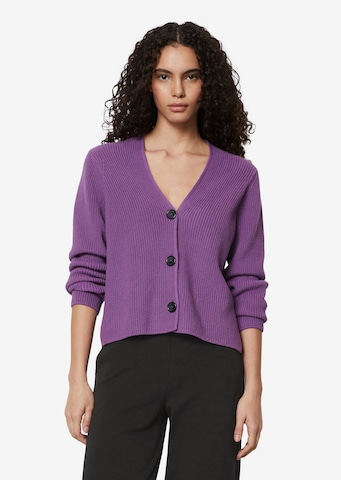 Cardigan Marc O'Polo en violet : devant