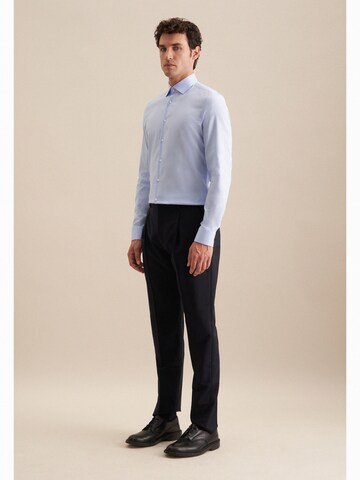 SEIDENSTICKER Slim fit Zakelijk overhemd in Blauw