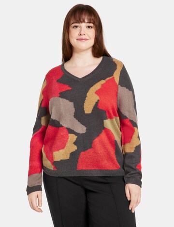 SAMOON Sweater in Mixed colours: front