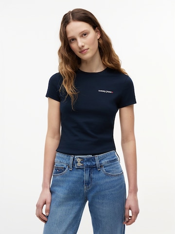 Tommy Jeans Shirts 'ESS' i blå: forside