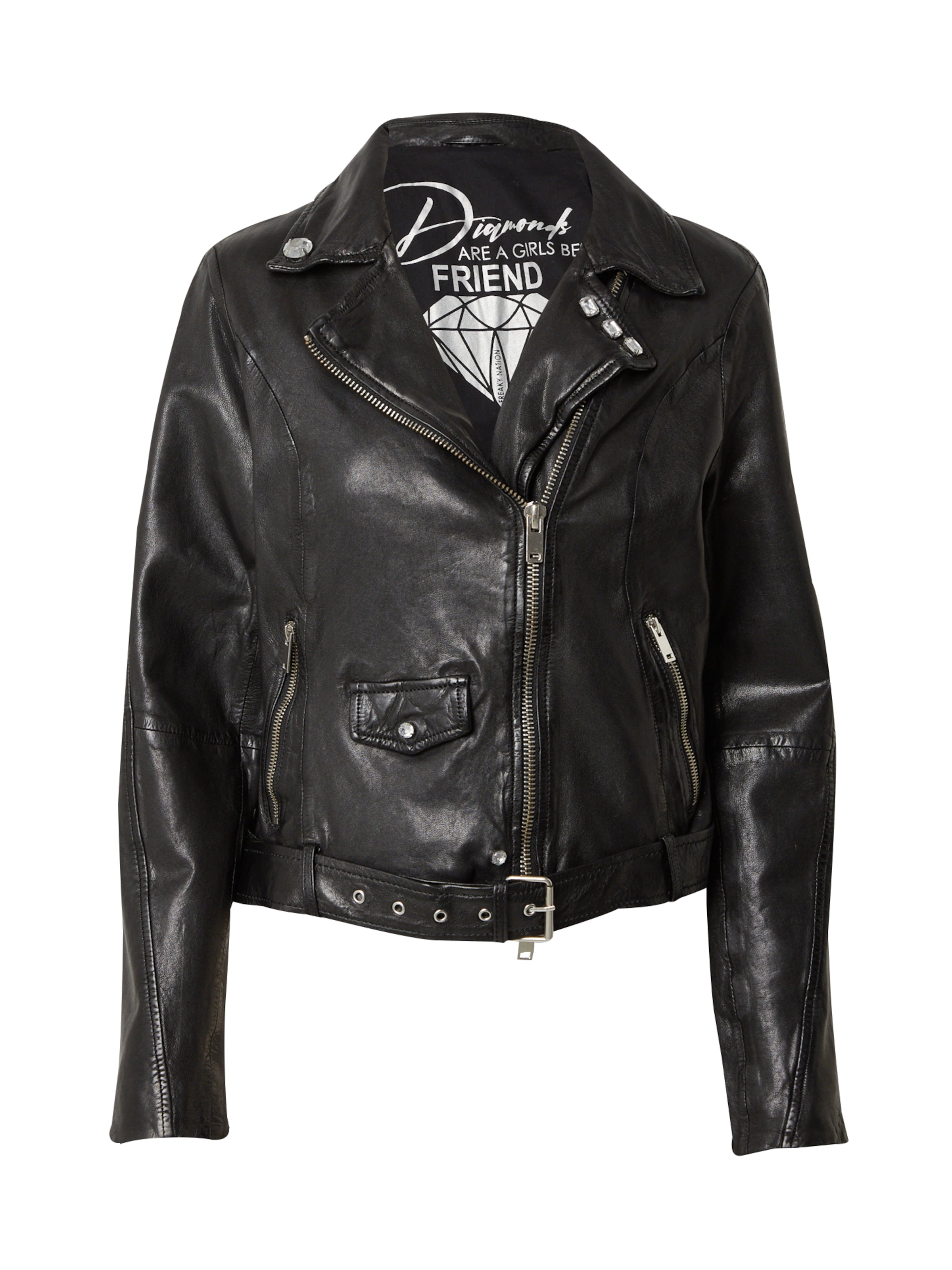 FREAKY NATION Átmeneti dzseki 'Showbiz' - fekete: elől