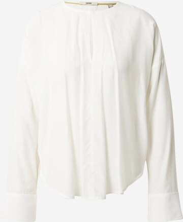 ESPRIT Blouse in Wit: voorkant