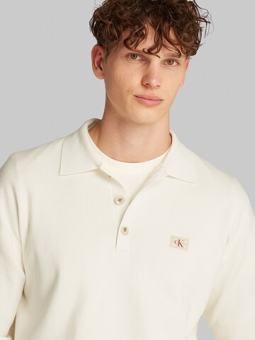 balta Calvin Klein Jeans Megztinis