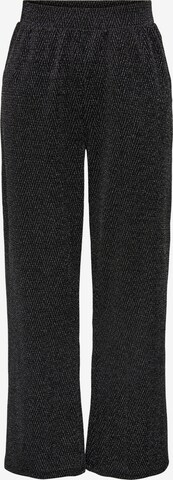 Wide Leg Pantalon 'Ziggy' ONLY en noir : devant