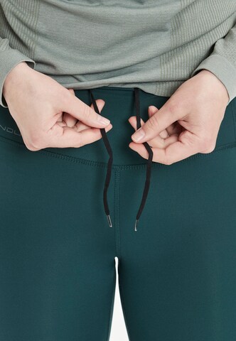 ENDURANCE Skinny Workout Pants 'THADEA POCKET  XQL' in Green