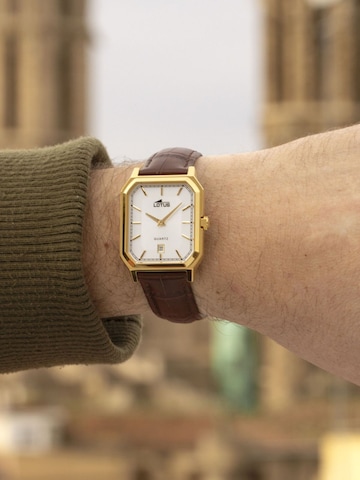 Lotus Analogové hodinky 'Date watch Square Series' – stříbrná