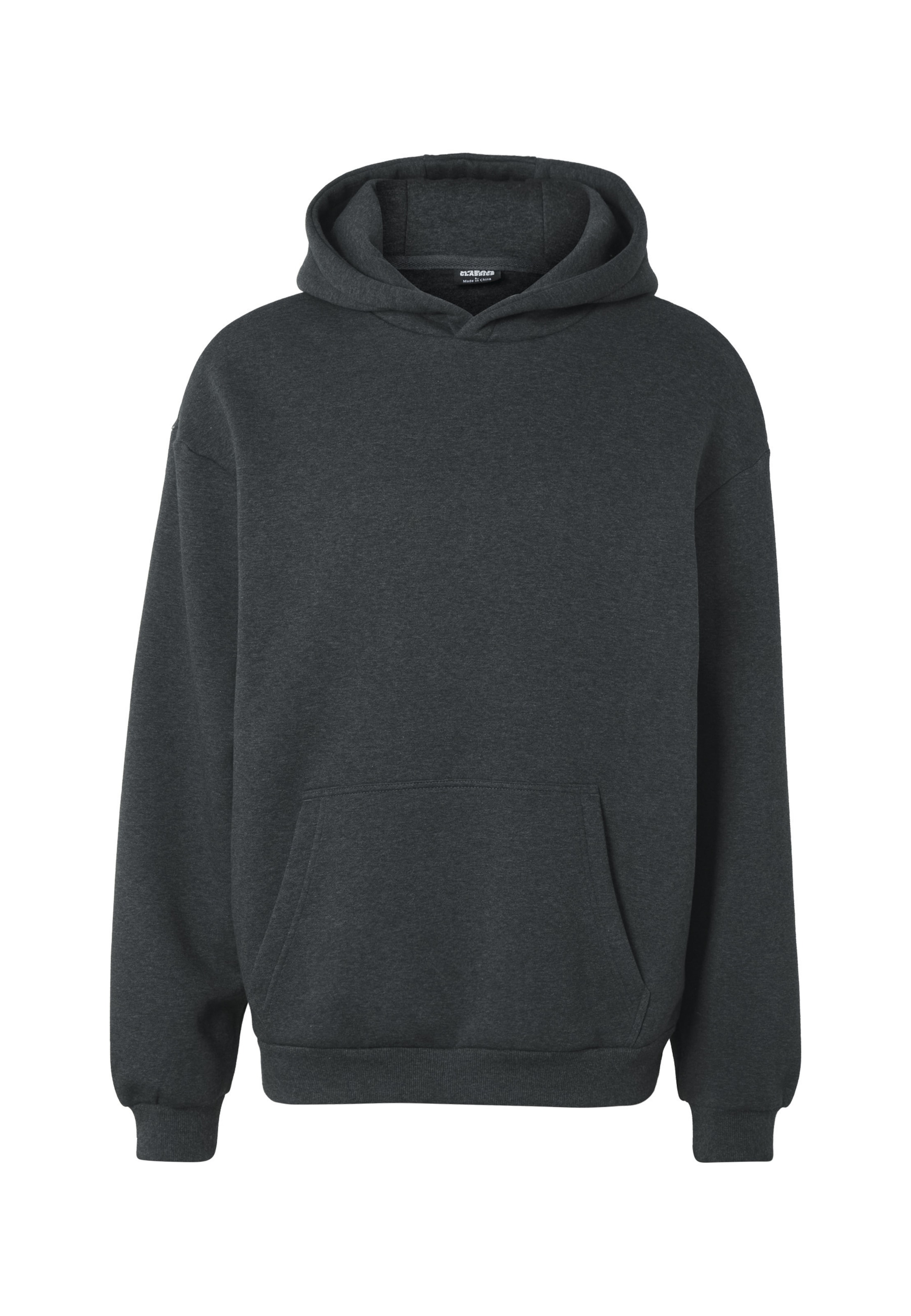 Urban Classics Sweatshirt in Black: front