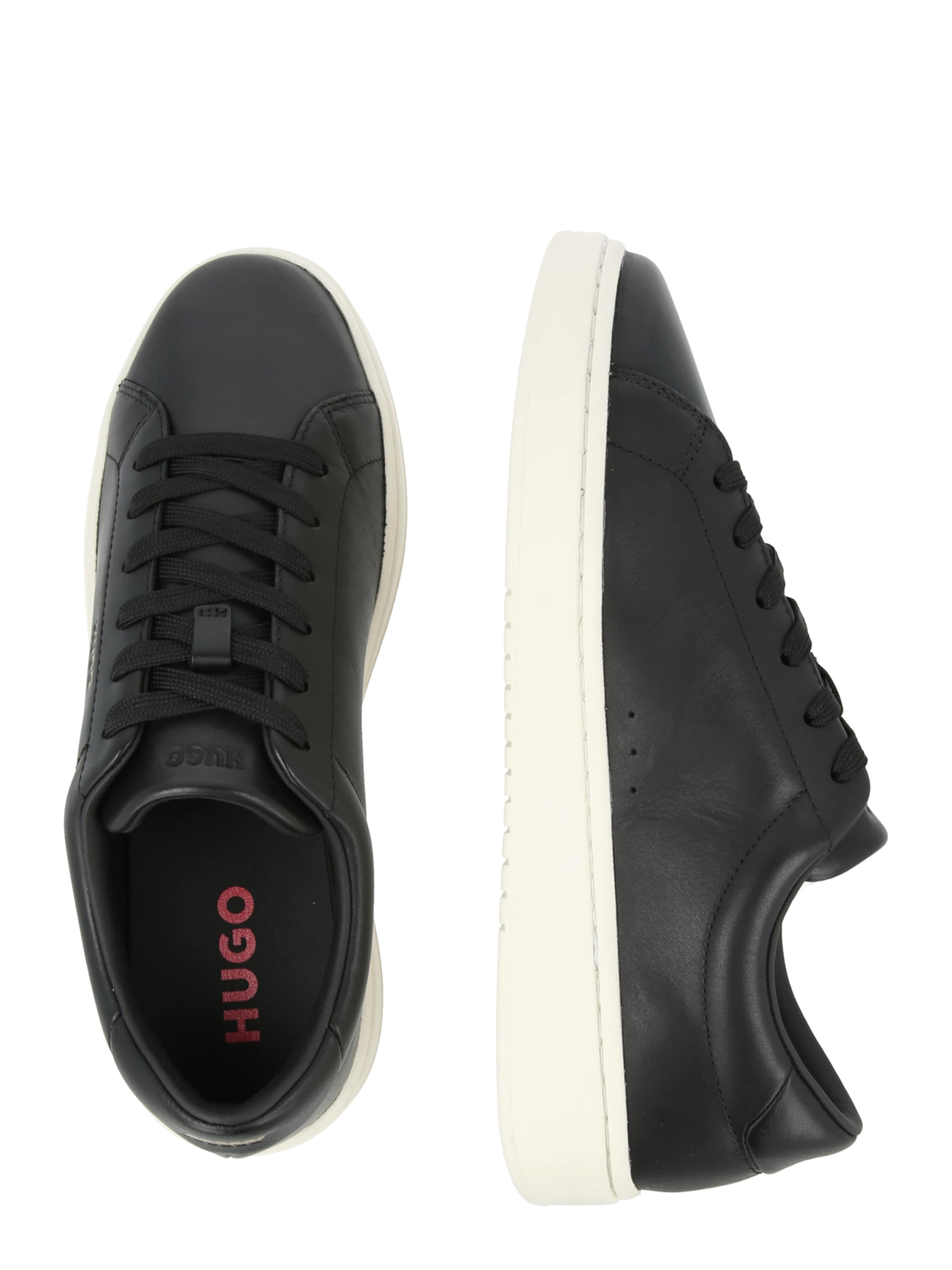 HUGO Nízke tenisky 'Neston' - Čierna