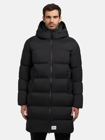 khujo Winter coat 'Caius' in Black: front